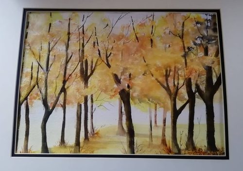 Watercolour, Autumn.